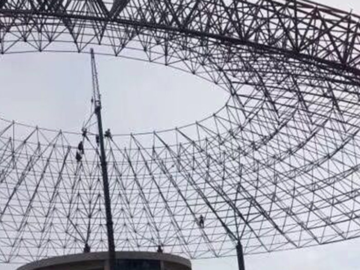 龙井篮球馆球形网架厂家价格